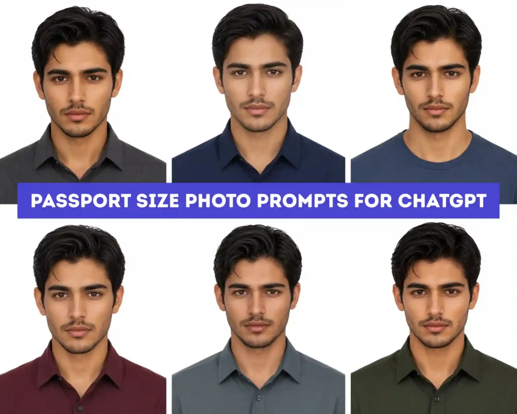 Passport Size Photo Prompt for ChatGPT (US 2×2 Format)